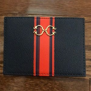 C. Wonder Navy/Orange Printed Card Case